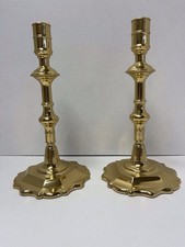 Baldwin Brass Candlesticks, Queen Caroline, Smithsonian Institution 10.5 “