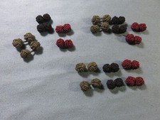 3 paires de boutons de