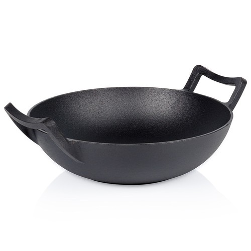 Poêle wok fonte - wok, cast