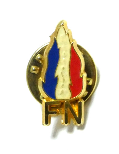 Pin front national - fn,