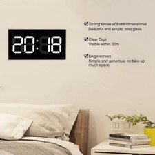 Acrylic 3D Wall Clock Remote