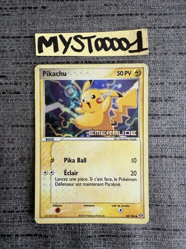 Carte pokémon pikachu 106 - carte, 60/106