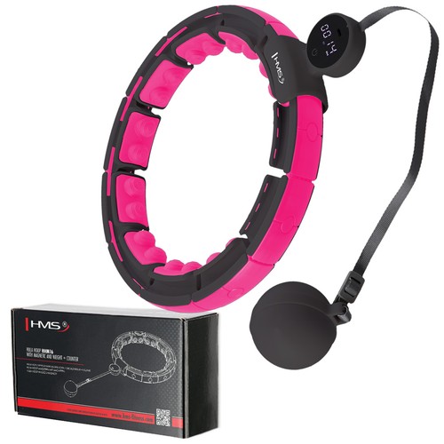 Hhm16 hula hoop - hoop, noir/rose