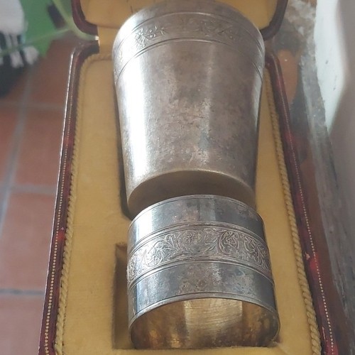 Coffret métal argenté - , 1