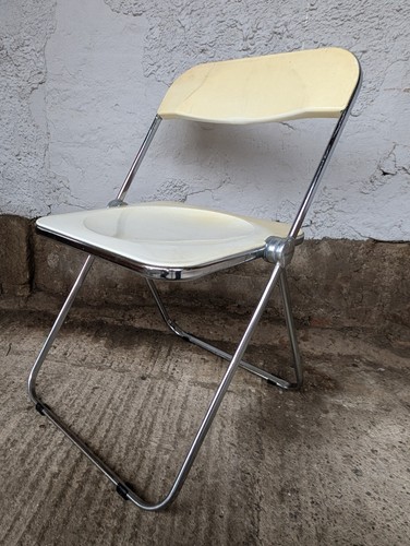 Chaise plia vintage castelli - chaise,