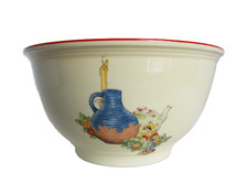 Kitchen Kraft Mixing Bowl Vintage Homer Laughlin Fiesta Mexicana Ovenserve