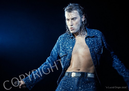 Photo johnny hallyday - a4,