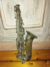Fleury-Courtois PARIS Saxophone Symphonia à Restaurer Métal argenté ancien 