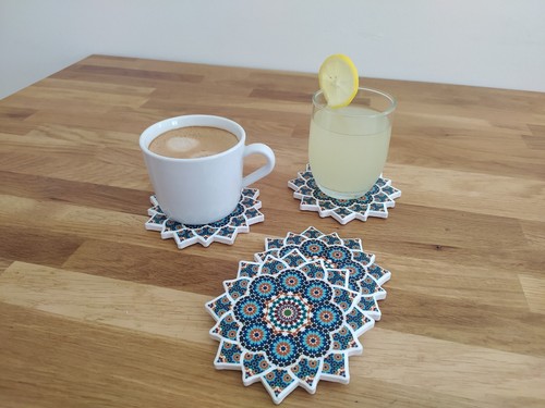 Set sous verre en - 6,