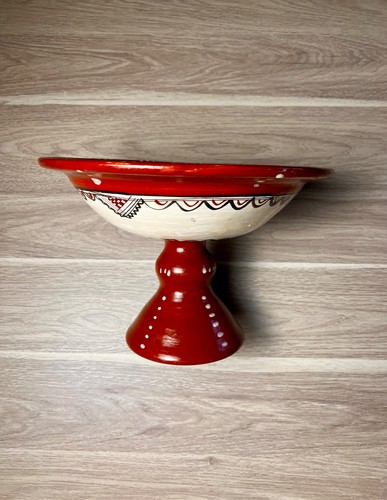 Coupe sur pied - , céramique