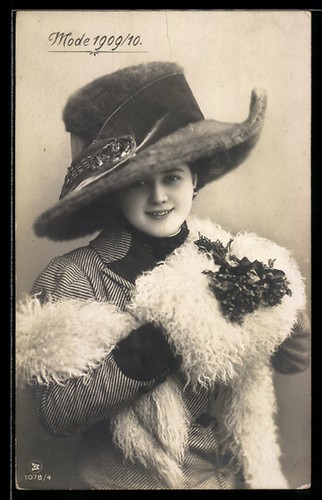 Carte postale photo fille