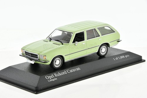 Opel rekord caravan green - opel,