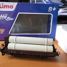 LIMA HL6107 : WAGON PLAT À GUÉRITE 2 ESSIEUX SNCF NEUF EN BOÎTE