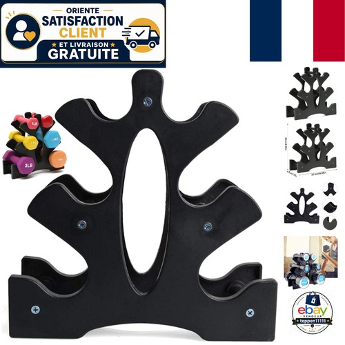 Support haltères design arbre - support,