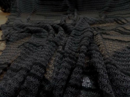 Tissu maille façonné façon