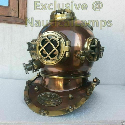 Casque plongée ancien us - de,
