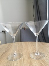 2 verres à Martini/cocktails