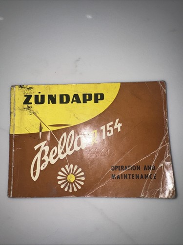 Zundapp bella r154 operation - bella,