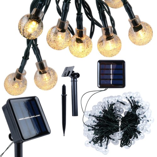 Guirlande solaire jardin - solaire, de