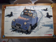 Tintin affiche/poster vintage