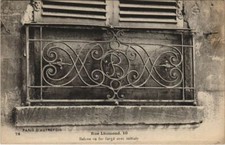 CPA PARIS 5e 10, rue Lhomond Balcon en fer forgé (923240)