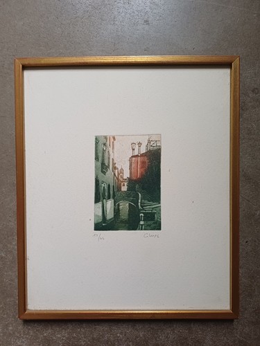 Petite lithographie venise - petite,