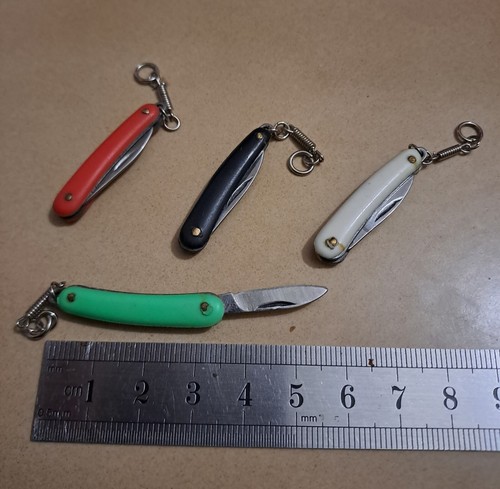 Mini couteau pliant porte