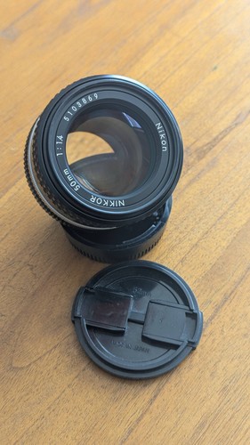 Top mint nikon nikkor - mint], 50mm