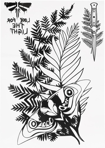 Tatouage temporaire ellie fern - tatouage,