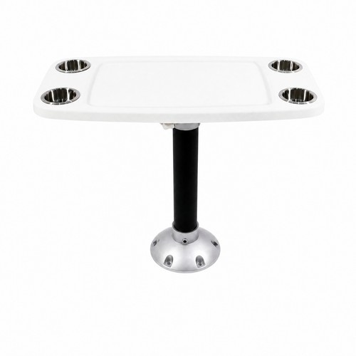 Table sur pied avec - sur, en