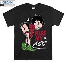 Kiss My Ass Betty Boop Cartoon T-shirt Gift Hoodie Tshirt Men Women Unisex E609