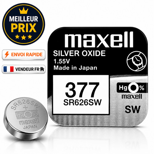 Pile 377 sr626sw maxell oxyde - sr626sw,