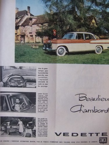 Publicité presse 1958 - de,