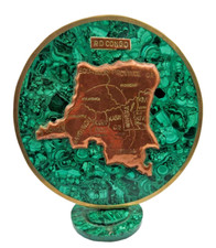 STRUCTURE EN MALACHITE AVEC