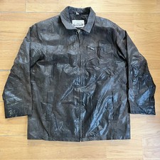 Veste en cuir Kostner marron
