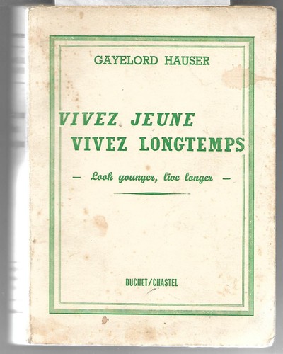 Vivez jeune longtemps - vivez,
