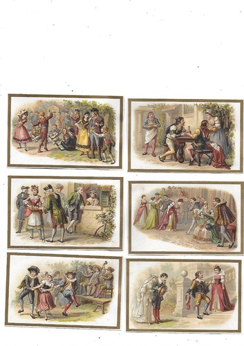 Anciens chromos 6 cms - , h.