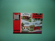 JOUEF 3 maquettes à monter pavillon + cabane + abri 1973 NEUF (n°1)