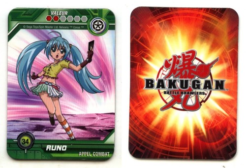 Carte magnétique bakugan - carte,