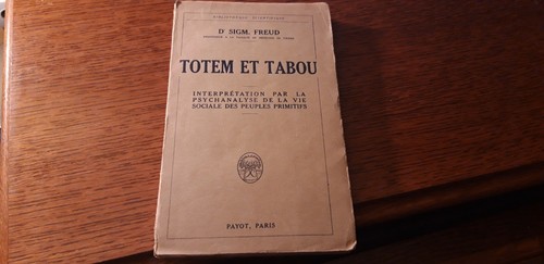 Sigmund freud totem et tabou - freud,