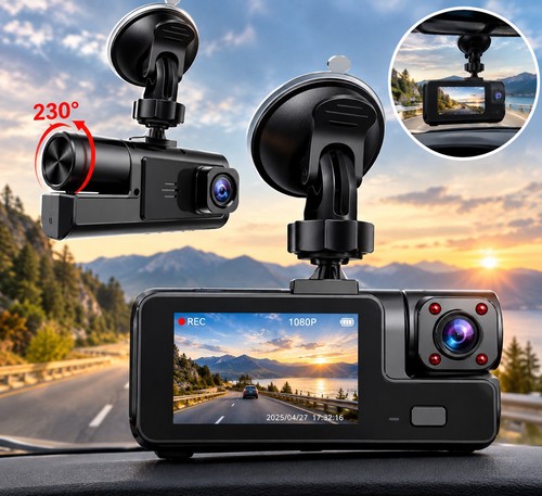 Dashcam voiture double - 🚗,