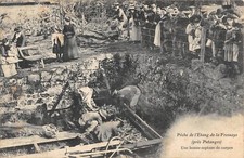 CPA 61 PECHE DE L'ETANG DE LA