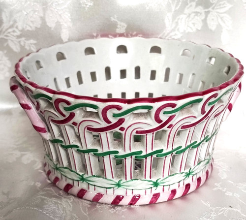 Corbeille faience fine - faience,