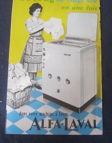 Old alfa laval washing machine - old,