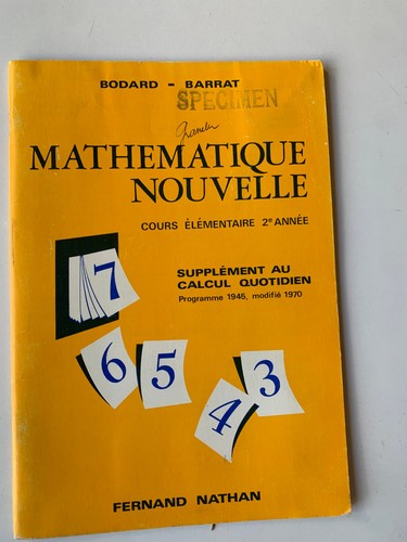 Livre scolaire ancien