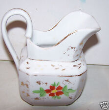 @  POT CRUCHE  A LAIT A CREME PORCELAINE VIEUX PARIS 19 ème STYLE LOUIS PHILIPPE