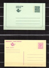 BELGIQUE Lot Carte Lettre et