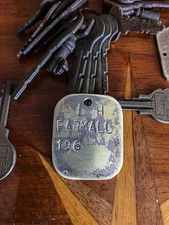 Porte clef Laiton étamé