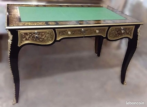 Bureau style boulle noir - boulle,