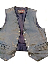 gilet cuir de vache